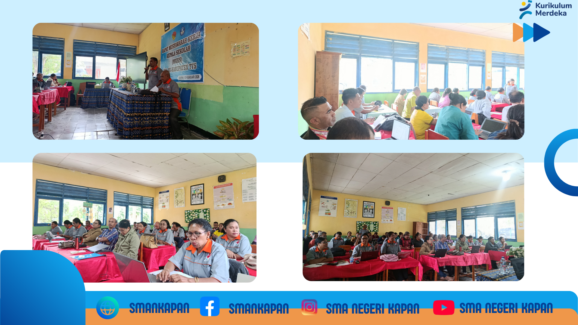 Rapat Musyawarah Kerja Kepala Sekolah (MKKS) SMA se-Kabupaten TTS Dilaksanakan di SMA Negeri Kapan